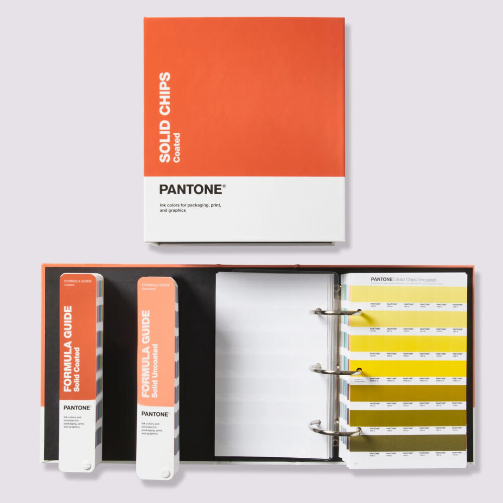 Bảng màu Pantone Solid Color Set GP1608B - mới nhất năm 2025 - 2390 màu PMS dạng quạt và chip xé